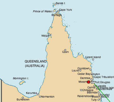 Cape York Peninsula (Queensland) map